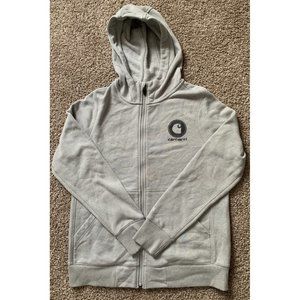Carhartt | Tops | Carhartt Force Womens M8 Gray Slightly Fitted Full Zip  Hoodie 103403 058 | Poshmark